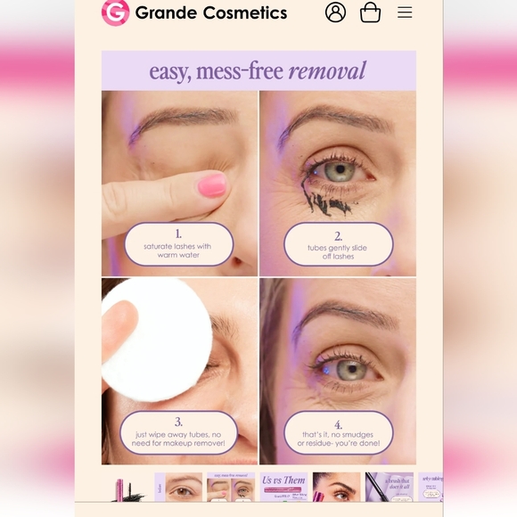 2 NWT Tubes Grande Wrap Mascara - Brand New Factory Sealed 4ml each - Picture 7 of 13